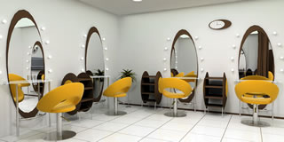 interior of a hair salon